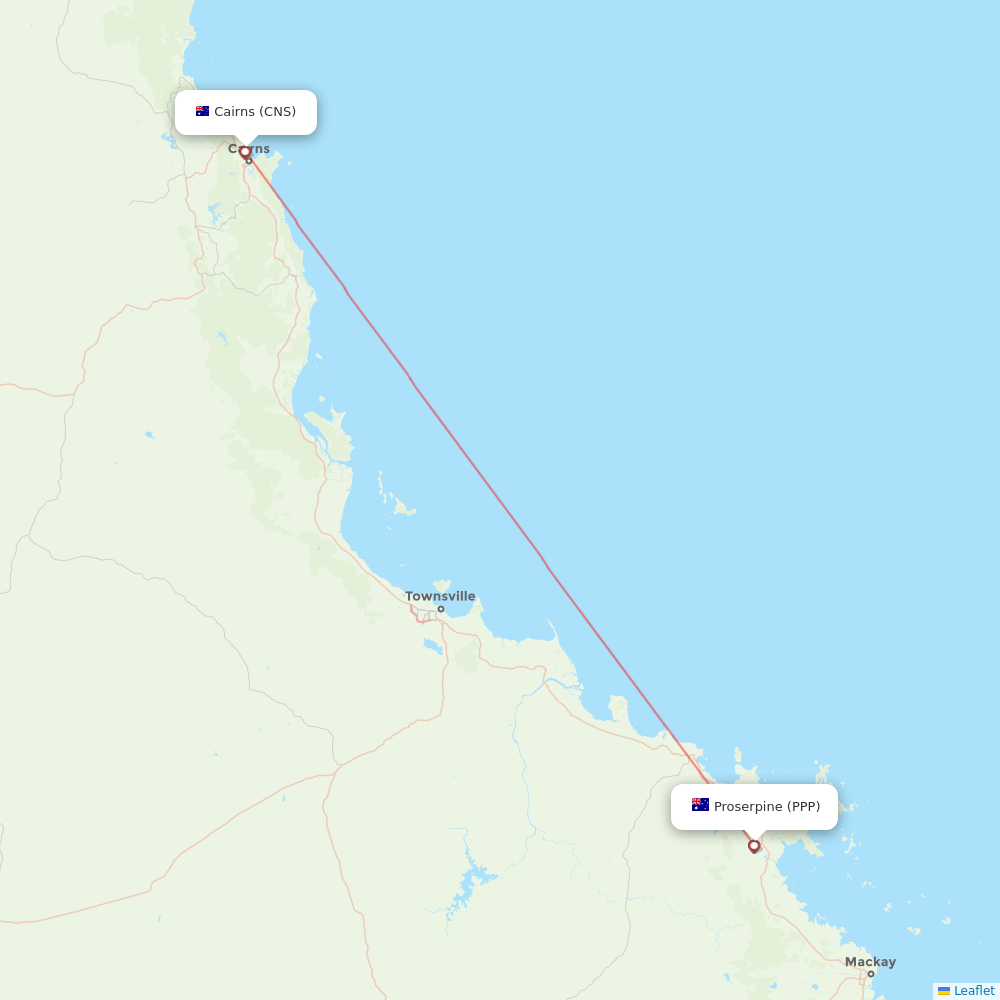 Skytrans Airlines flights between Cairns and Proserpine
