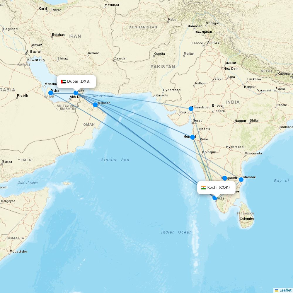 SpiceJet routes 2026 – interactive map with all flights - Flight Routes