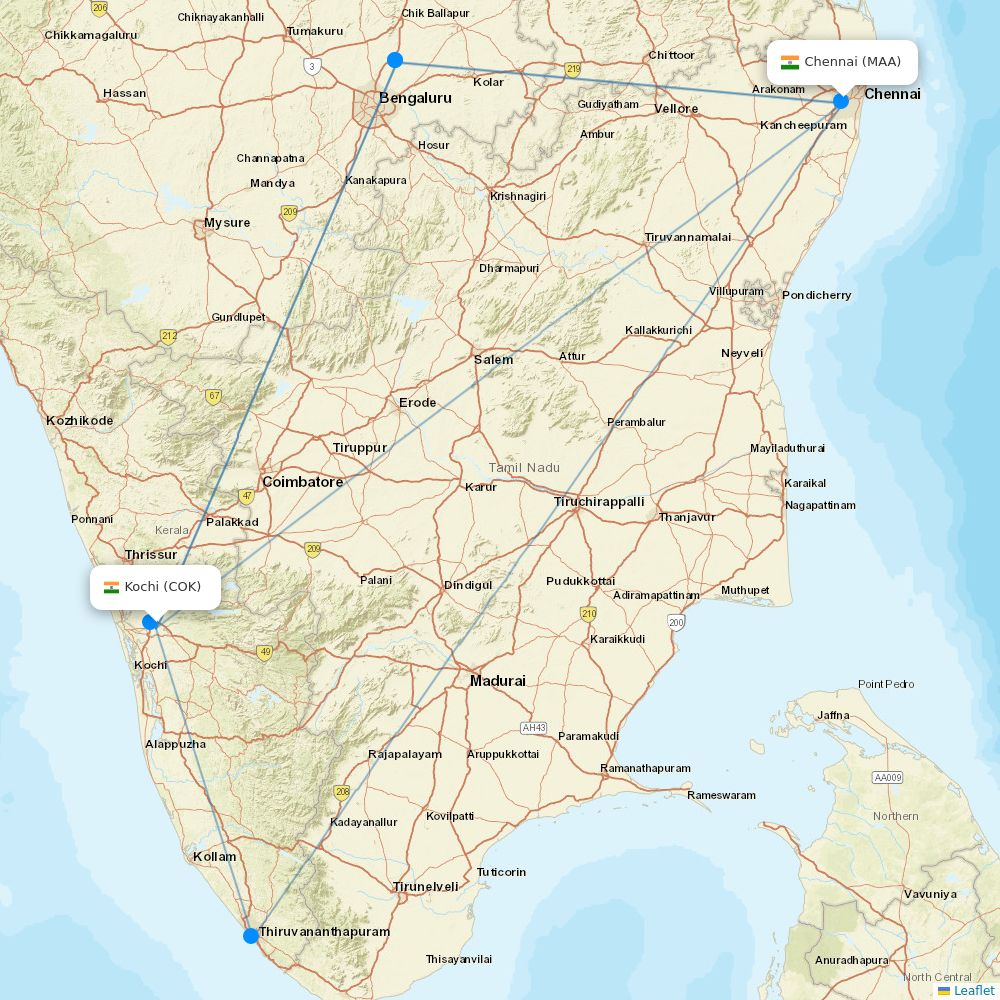 SpiceJet routes 2026 – interactive map with all flights - Flight Routes