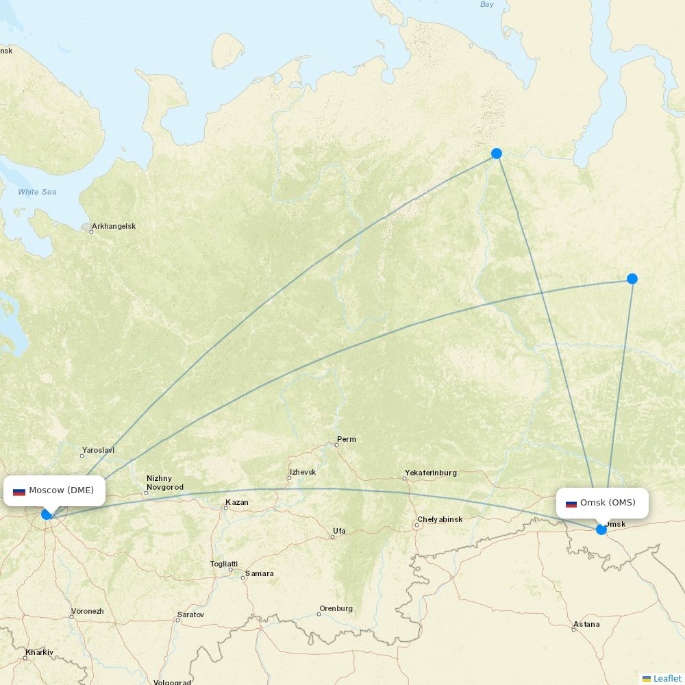 S7 Airlines airline information and interactive route map Flight Routes