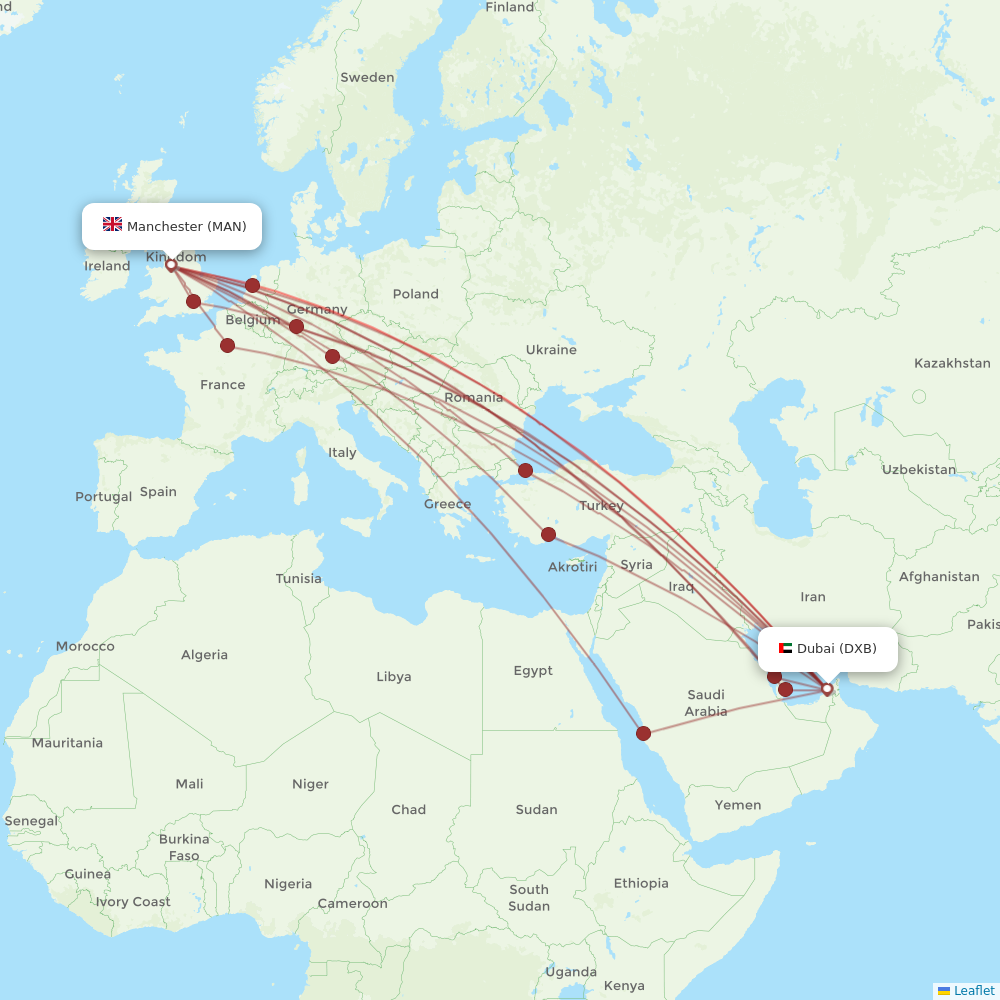 Learn More About Emirates And See Their Route Map Flight Routes