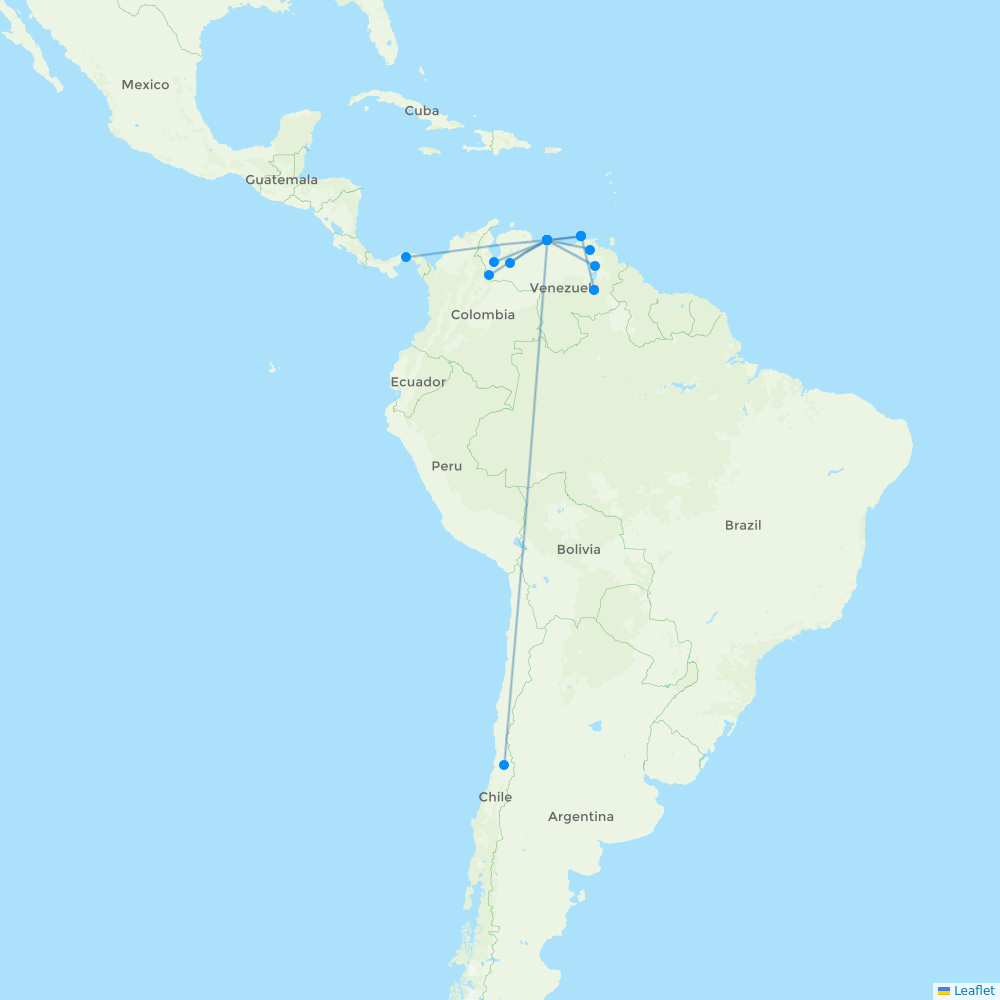 DHL Aviation EEMEA destination map