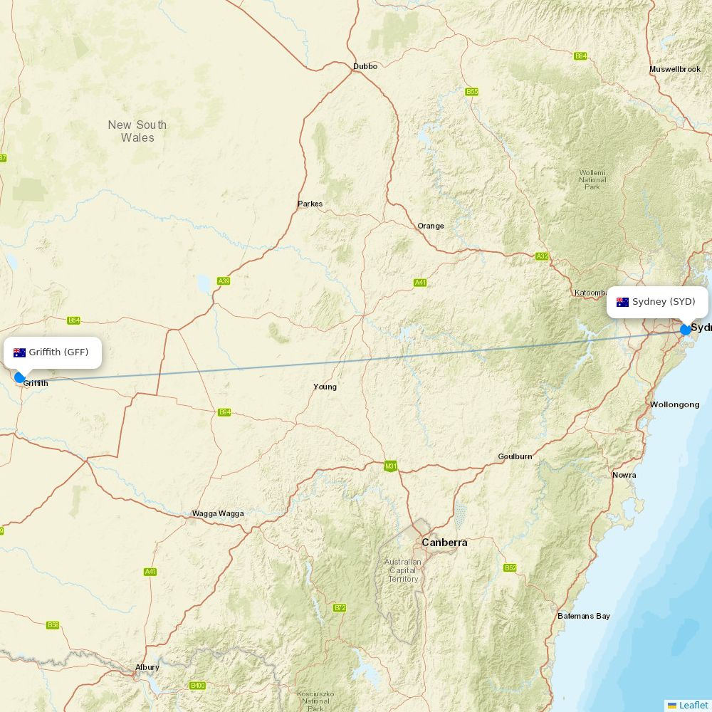 Rex Airlines routes 2025 – map with all flights - Flight Routes