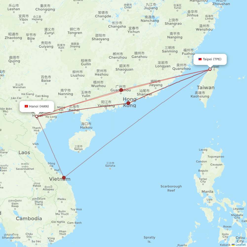 China Airlines Routes Ci Map Flight Routes