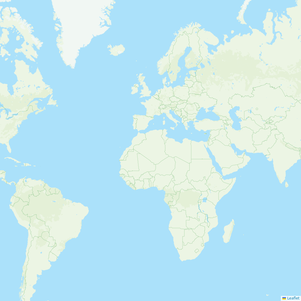 Solomon Airlines destination map