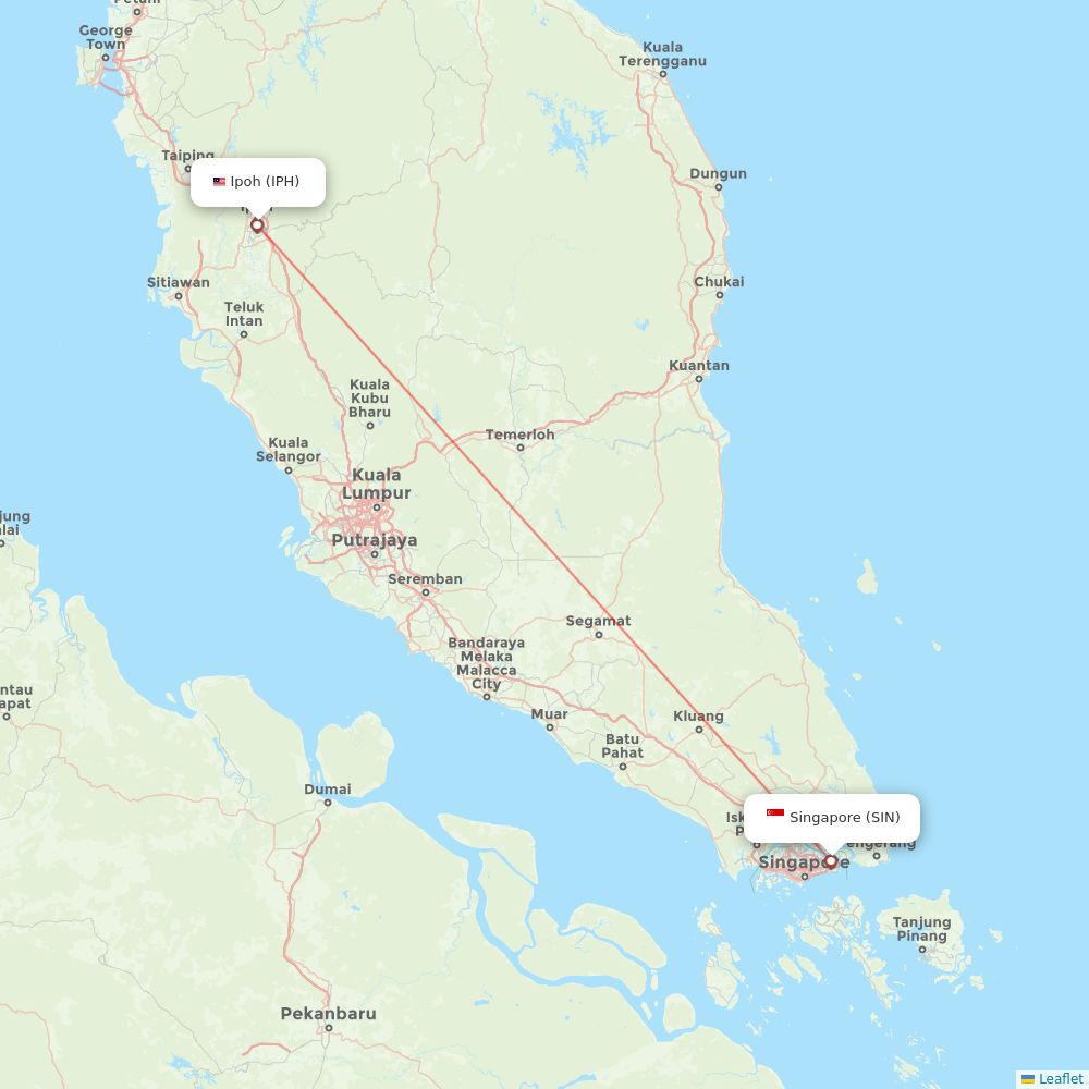 Scoot airline routes (TR) 2026, map - Flight Routes