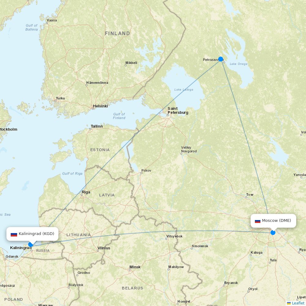 S7 Airlines airline information and interactive route map Flight Routes