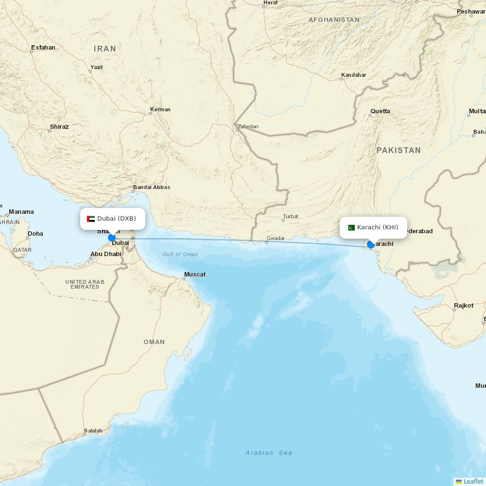 FLYDUBAI FLIGHT ROUTES visual data 4
