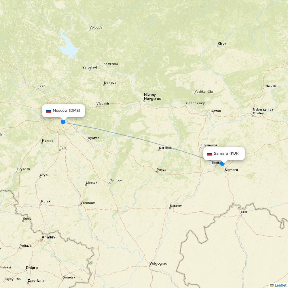 S7 Airlines airline information and interactive route map Flight Routes
