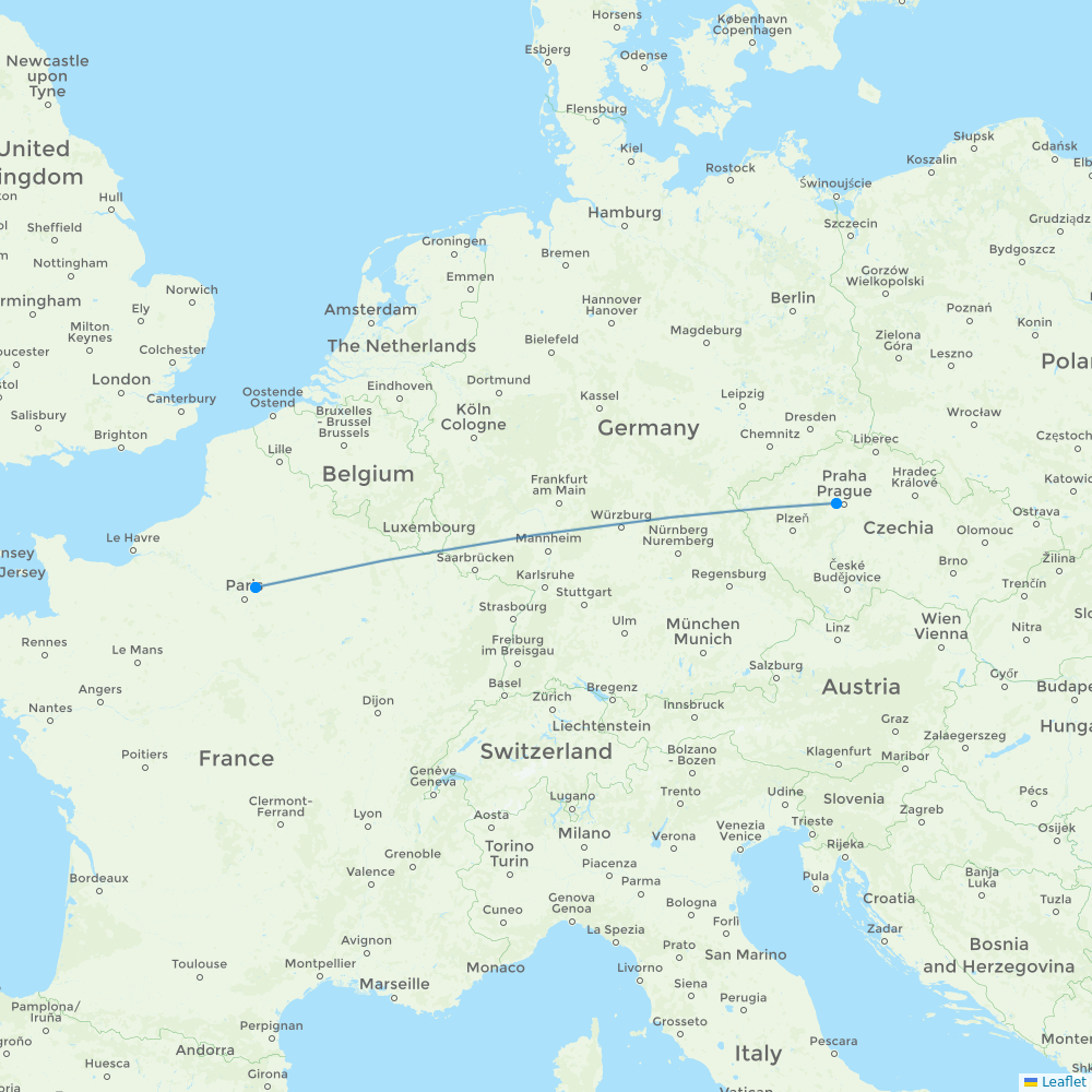 CSA destination map