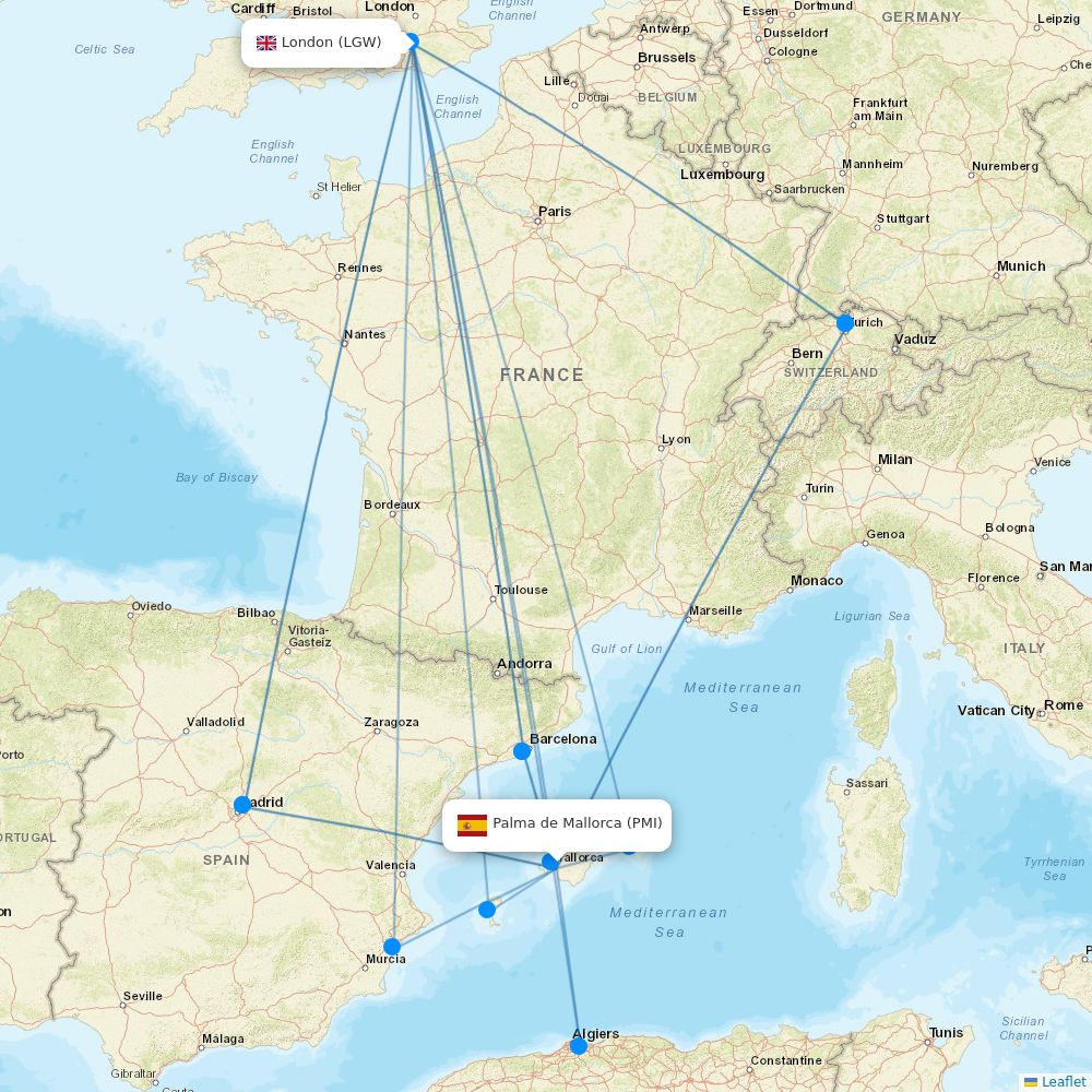 Easyjet Riute Map Easyjet routes 2026 – interactive map with all flights - Flight Routes