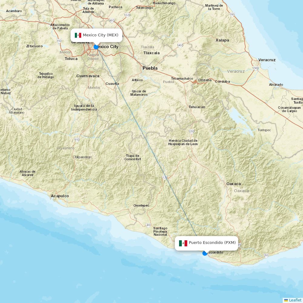 Viva Routes Viva Aerobus routes 2026 – map with all flights - Flight Routes