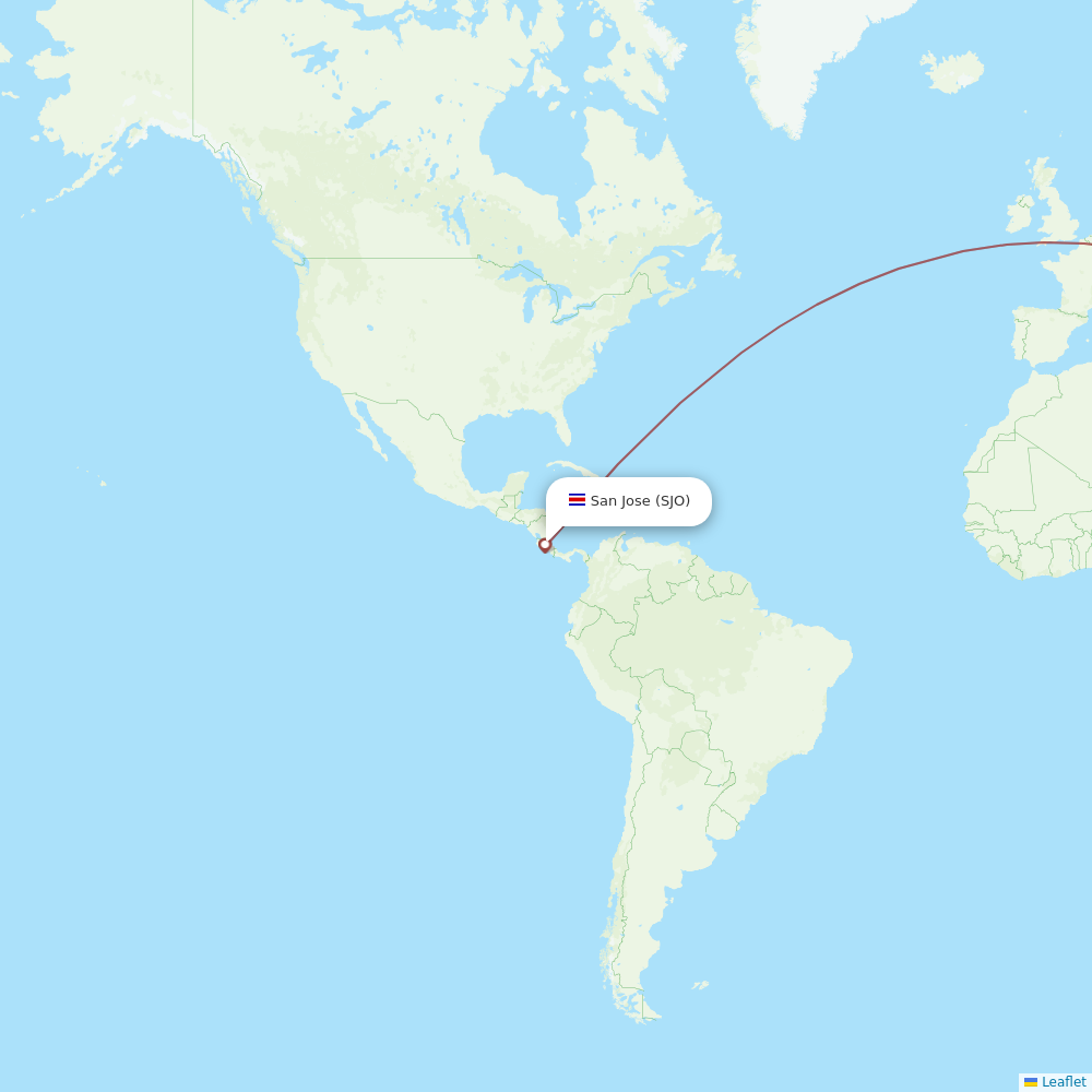 Flights From San Jose To Mombasa, SJO To MBA - Flight Routes