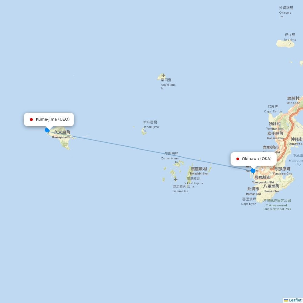 Transoceanic Flight Map Japan Transocean Air routes 2026 – map with flights - Flight Routes