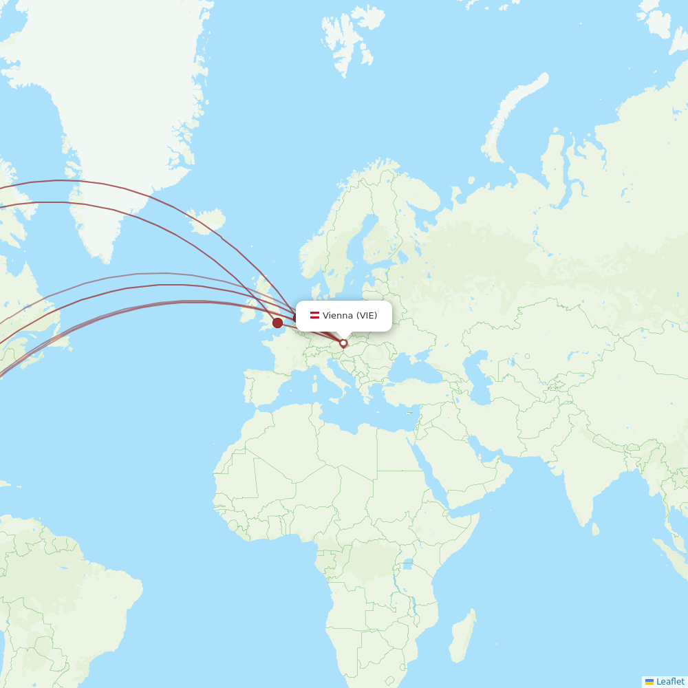 Flights from Vienna to Portland, VIE to PDX - Flight Routes