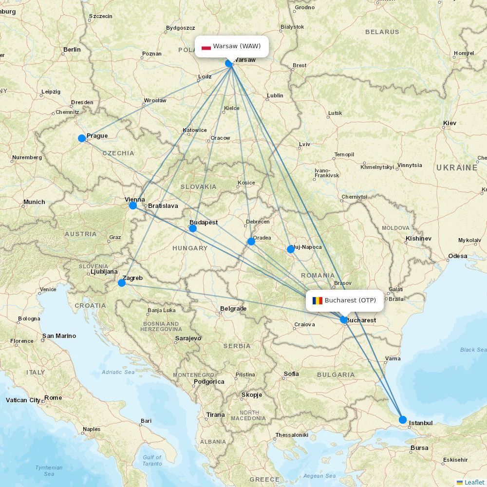 Lot Asia Routes LOT Polish Airlines routes 2026 – map with all flights - Flight Routes