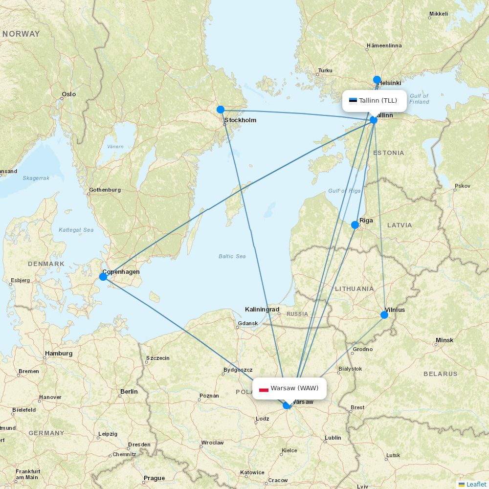 LOT Polish Airlines routes 2026 – map with all flights - Flight Routes