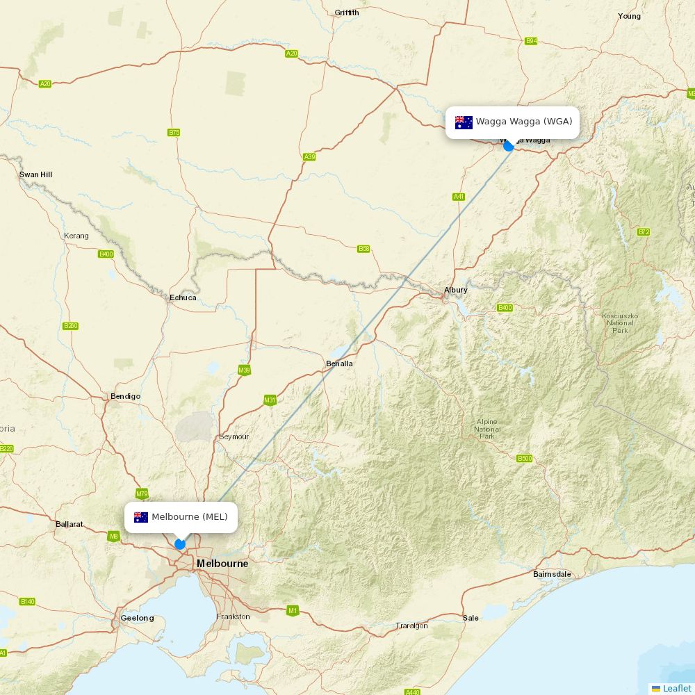 Rex Airlines routes 2025 – map with all flights - Flight Routes